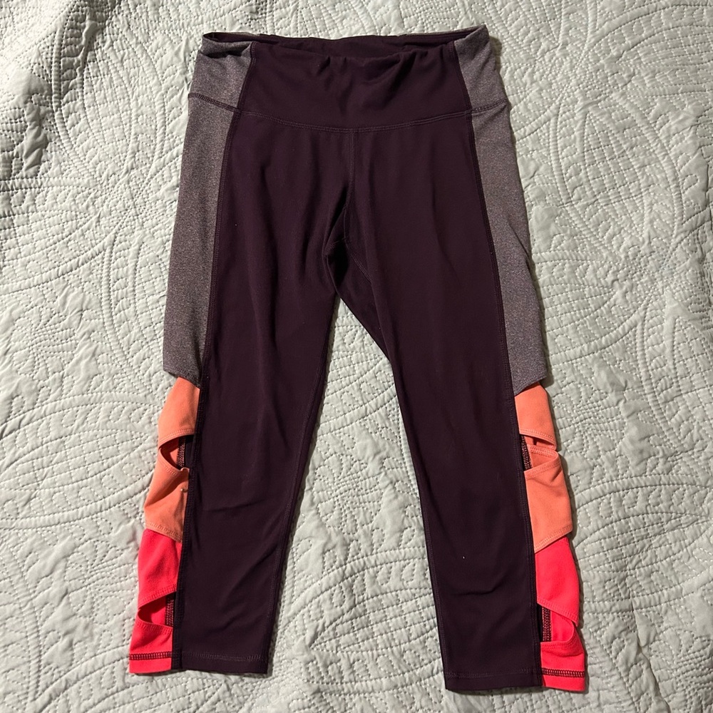 Champion Purple Athletic Capri Leggings
